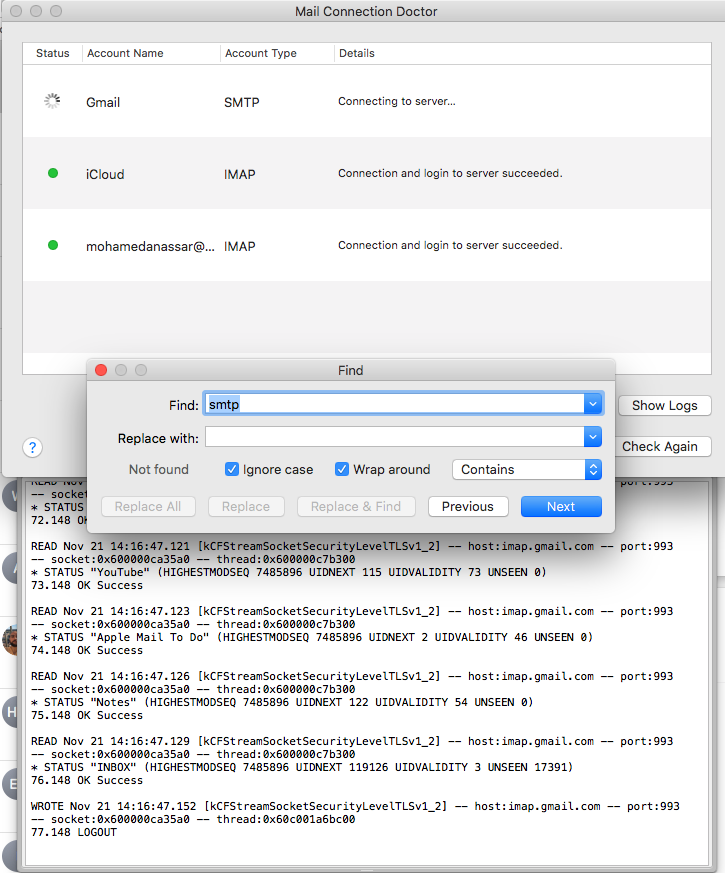 gmail smtp server for mac mail